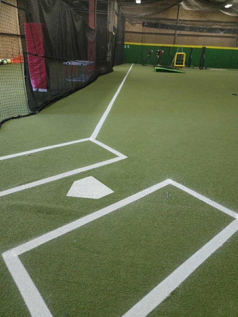 indoor baseball markings